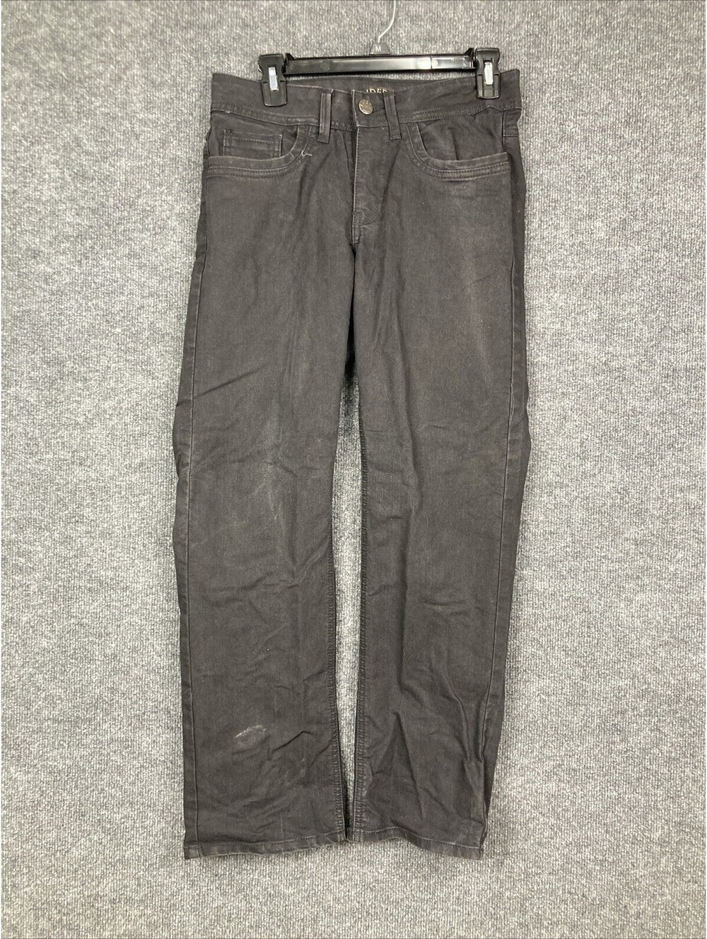 Lee Riders Womens Size 8P Black Denim Mid Rise Straight Fit Jeans